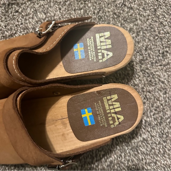 NEW MIA SWEDISH CLOGS FREE PEOPLE ALMA SLIP ON SHOES - Picture 3 of 4